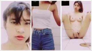 အထန်မလေး (၈၄) – Cute Girl Solo Masturbation In The Bathroom