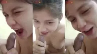 မြန်မာမလေး လီးစုပ်နေရင်း စောက်ခွက်ပြောင်