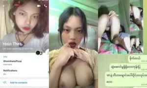 Kpayနဲ့ ငွေတစ်သိန်းယူပြီး အဖုတ်ရောနို့ရောပြတဲ့ မြန်မာမလေး